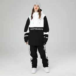 Kardyty narciarskie damski zimowy garnitur śnieżny zestaw snowboardowy Wodoodporny wiatroodoodporny kurtki i spodnie do paska