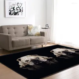 Carpets Pet Dogs Shapi Living Room Area Rug Large 3D Printed Kids Play Mat Memory Foam Anti-Slip Home Decor Bedroom Bedside