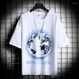 Мужские рубашки классическая модная футболка с коротким рукавом мужская летняя хип-хоп высококачественный печать с печеночной футболкой