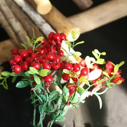 Festdekoration 1pc tr￤dg￥rd konstgjord frukt heminredning skum b￤r blommakontor br￶llop