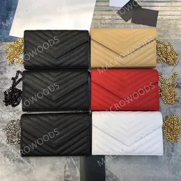 CASSANDRE Designer Handväska Axelväska Clutch Klaff Totes Väskor Dam Lyxiga Handväskor Axelväskor i grain de poudre präglat läder MATELASSE kedja plånbok 1618