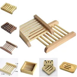 Startseite Natürliche Seifenschalen Holz/Bambus Seifenhalter Handgefertigte Seifenkästen Bambus Kreativer Badezimmerhalter LT071