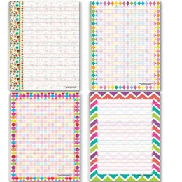 ANMÄRKNINGAR Colorf Pattern Designs Home Office Pads 4 Assorted Note usa Made Drop Delivery 2022 DHSeller2010 AMDGJ