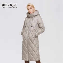 Parka da uomo in piumino MIEGOFCE Giacca invernale da donna stile allungato Parka imbottito da donna in cotone caldo addensato D21845 220930