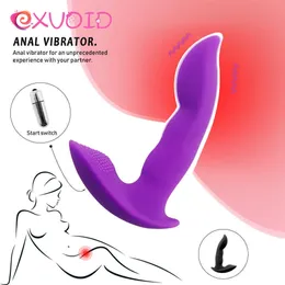 Skönhetsartiklar exvoid kvinnlig bärbar fingervibrator g-spot massager silikon dildo vibratorer för kvinna sexiga leksaker kvinnor klitoris stimulerar