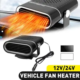 Space Heaters 12V/24V Car Heater Electric Heating Fan Portable Clothes Dryer Windshield Defogger Defroster for Home Y2209