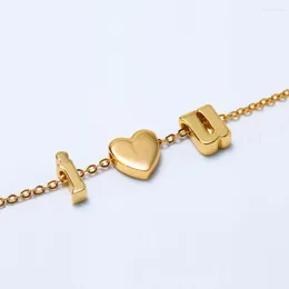 Anhänger Halsketten Enfashion Kleinbuchstaben Anhänger Alphabet Initial Halskette Gold Farbe Choker Für Frauen DIY Schmuck P9200
