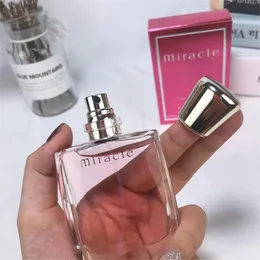 2024 뜨거운 여성 향수 유리 병 스프레이 진정한 사랑 기적 EDP 30/50/100ml