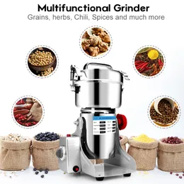 Electric Coffee Grinders 800G Grains Spices Hebals Cereals Coffee Dry Food Grinder Mill Grinding Machine Gristmill Medicine Powder Crusher