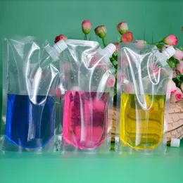 Sacca da imballaggio in plastica in plastica stampante per bevande per succo di succo di liquido bevande caffè trasparente