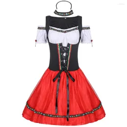 Casual Dresses Bavarian Festival Women Headdress Traditional Dress Beer And Costumes Cosplay Women's