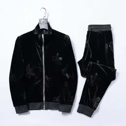 22SS Fashion Casual Hip Hop Sportswear Tracksuit Set Designer de luxo Cotton Joggers Melto moletom Setor de inverno Autumn Terno de suor masculina