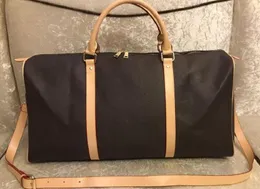 Projektanci moda Duffel Luxe Men femme de voyage en cuir Main de Grande Capacit Portez Sur Bagages Sac Week-End Nuit Avec Serrure