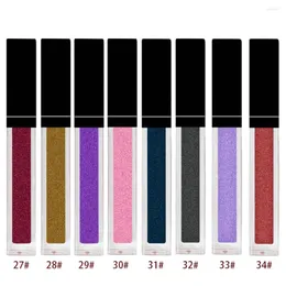 립글로스 개인 라벨 49 색상 정사각형 튜브 도매 영양 수분 장기 지속되는 비 스틱 케어 메이크업 커스텀 벌크