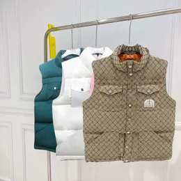 Gilet da uomo alla moda Gilet invernale da donna caldo Gilet classico da ricamo senza maniche Gilet da uomo Gilet spessi Giacche Cappotti da donna