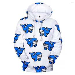 Men's Hoodies Fashion Design Cartoon Print Small Animal Sweatshirt Men/Female Clothing Cute Kids 3D Pullover Hip Hop Harajuku