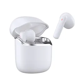 TWS Earphones Headphones Wireless Bluetooth5.3 Noise-cancelling Music Gaming Dual Mode Earbuds In-ear Headset Earpiece Charging Case For Iphone Mobile Phone White