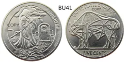 BU31-44 Hobo Nickel 1937-D 3-Legged Buffalo Cents Nickel Copy Coins Metal يموت التصنيع