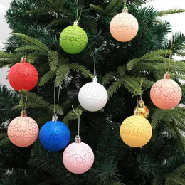 Ciondolo per albero di Natale con decorazione per feste 6 pezzi/scatola 6 cm palla colorata per regali di Natale per la casa Noel Navidad Decor