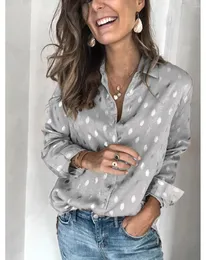 Women's Blouses Button Up Shirt Women Summer Blouse For Long Sleeve Haut Femme Kleding Vrouwen Dames Casual Office Top