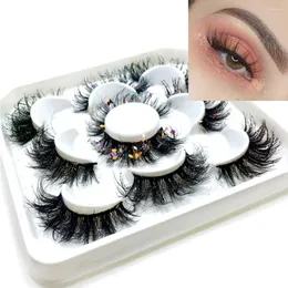 False Eyelashes Lashes Fake Star Butterfly Snow Sequins Decorative 3D Faux Mink 25mm Long Dramatic