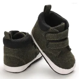 First Walkers E&Bainel Winter Infant Baby Booties Boys Girls Crib Shoes Fashion Causal Canvas Soft Toddler Sneakers Prewalker For 0-18M