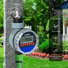 Attrezzature per l'irrigazione Display LCD automatico Timer Elettronico Giardino domestico Acqua a sfera per controller di irrigazione # 21026 220929