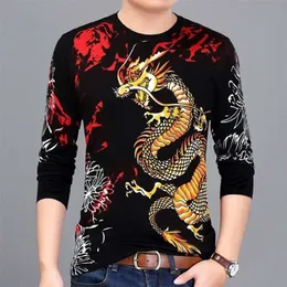남자 티셔츠 남성용 긴 실레 레피 티셔츠 셔츠 바닥 바닥 3D 인쇄 성격 트렌드 와일드 스타일 XL 청소년 소셜웨어 m 4xl 코드 220930