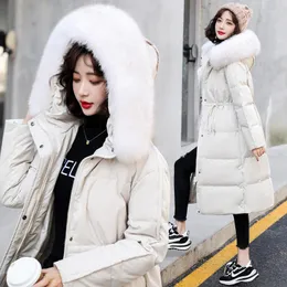Women's Down Plus Thicken Long Puffer Coat Big Size Winter Jacket For Women Natural Fur Hooded 90% Duck Coats Warm Parkas 6XL