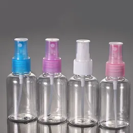 30/50/100ml Boş Sprey Şişe Şeffaf Plastik Seyahat Parfüm Atomizer Su Kozmetik Parfüm Konteynerleri