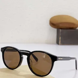Modne okulary przeciwsłoneczne dante męski wykwintne szlachetne okulary temperamenty projektant klasyczny okrągła ramka osobowość swobodna wszechstronna UV400 T0834 Sonnenbrille