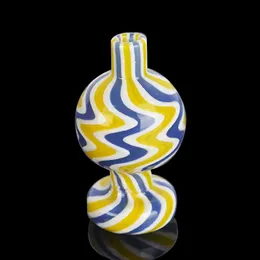 Spinning Carb Cap Other Smoking Accessories Glass Bong with 25mm OD Bubble for Quartz Banger Nails Dab Rigs Wholesale