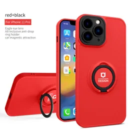 Phone Cases For Iphone 14 13 12 11 PLUS PRO XR XS MAX SE 6 7 8 With Protable Kickstand Car Magnetic Function 4 Corners Drop Protective Camera Protection Cover