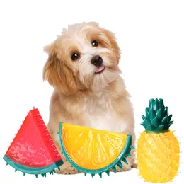 Pet Toy Molari Raffreddamento Masticazione Sounding Fruit Series Summer Frozen Watermelon Cool Down Dog Toys