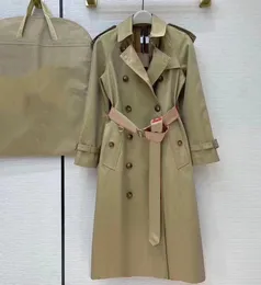 Womens windbreaker designer jackets winter coat fashion button lattice classic style lady long coat with belt Cape style short win198B