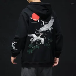 Men's Hoodies & Sweatshirts MrGoldenBowl Chinese Style Embroidered Men 2022 Autumn Hooded Man Streetwear Casual Pullovers1