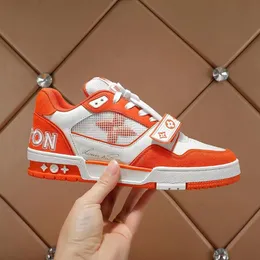 Tasarımcı Moda Eğitmeni Sneaker Intage Sıradan Ayakkabı Virgils Timsah-Dökülmüş Siyah Gri Kahverengi Beyaz Yeşil Buzağı Deri Fransız Ablohs Erkek Ayakkabı MKJL00001 CVB