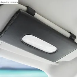 Nuovo 1 pz Set di asciugamani per scatola di fazzoletti per auto Parasole per auto Supporto per scatola di fazzoletti Auto Interior Storage Decorazione per BMW Accessori auto