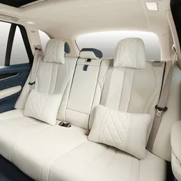 Premium NAPPA Leder Auto Sitz Rest Kissen Kopfstütze Auto Hals Kissen Für Mercedes Benz Maybach S-Klasse Kissen Auto Zubehör