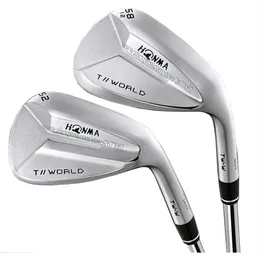 新しいゴルフクラブHonma T World Tw-W Golf Wedges 48または50 52 60度鍛造ウェッジクラブゴルフスチールシャフトS2480