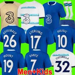 S - 4XL CFC Pulisic Soccer Jersey 22 23 Sterling Cucurella Koulibaly Ziyech Mount Kante Havertz Werner Chilwell James Football Shirt