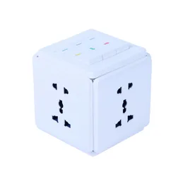 Universell energibesparande multifunktionell kubuttag smart power plug för kontor