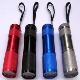 Tragbare UV -Lampen 9 LED Mini LED Taschenlampen Superhelle LED -Fackel leichte Outdoor -Camping -Taschenlampen285r