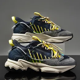 İlkbahar Sonbahar Erkek Casual Sneakers Streetwear Chunky Ayakkabı Tasarımcı Platformu Trainer chaussure homme 220811