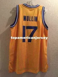 Chris Mullin #17 Gold Soul AD Top Jersey Herenvest Maat XS-6XL Gestikte basketbalshirts Ncaa