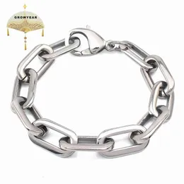 Bangle Designer Jewelry Fashion Bracelet Oval Particle Bead String Men and Women Thick Gold Silver Color Rectangular Strength