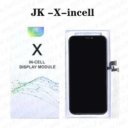 10pcs jk incell LCD 디스플레이 터치 스크린 디지타이저 어셈블리 교체 iPhone X XR XS Max 11 Pro Max 12