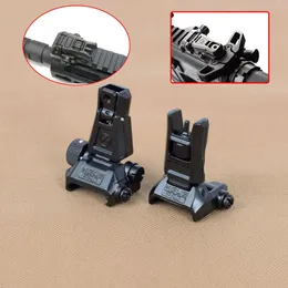 Tactical Accessories Metal MBUS PRO Flip-Up Front Rear Iron Sight Set For Rifle M4 AR15 20mm Picatinny RIS RAS Rail Hunting Sight