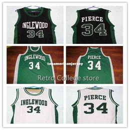 Paul Pierce #34 Inglewood Lisesi Retro Basketbol Forması Her Boyut Numarasını ve Oyuncu Adı XS-6XL