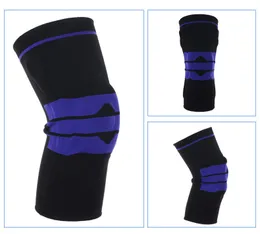 Nuove ginocchiere Supporto Corsa Trekking Nylon Cuscino in silicone Telaio Protezione rotula Moda